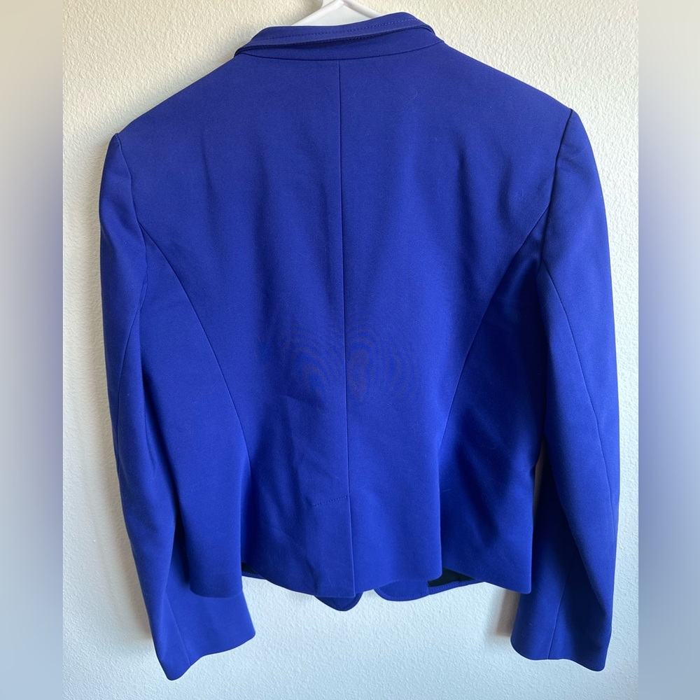 Loft Blue Blazer Structured Professional Suit Jac… - image 4